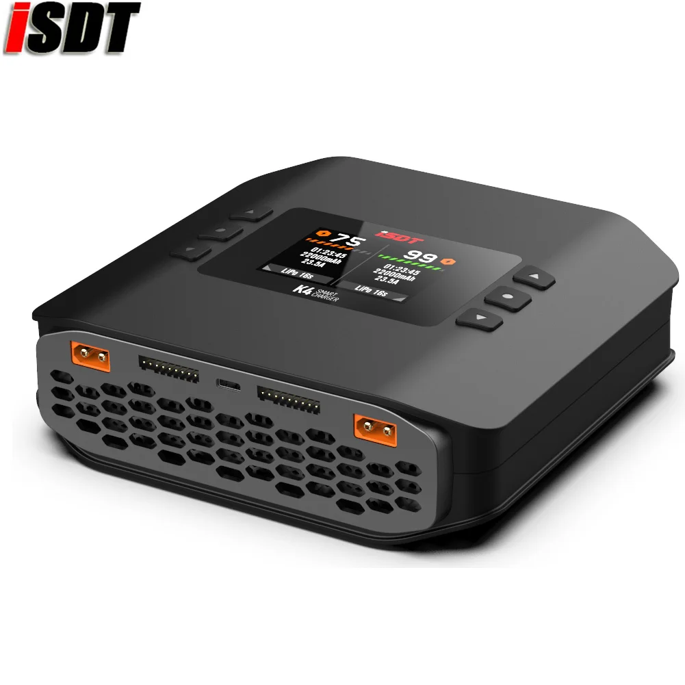 Isdt K4 Dual Lipo Charger - ISDT K4 デュアルバッテリー充電器 AC 400W DC